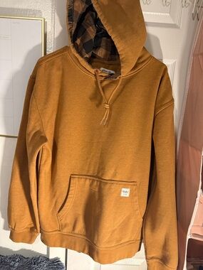 a new day Men's Hooded Pullover in Caramel Brown